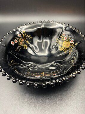 Imperial Black Amethyst  Candlewick Cosmos Bowl